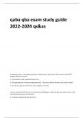 qaba qba exam study guide 2022