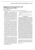 Regulation of Cell Cycle Entry and G1 Progression by CSF-1