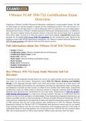 VMware VCAP 3V0-752 Certification Exam Overview: