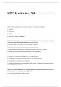 MTTC Practice test, 084 Questions and Answers