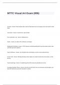 MTTC Visual Art Exam Questions and Answers (095)