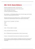 IMC 104 B. Steele Midterm Questions and answers