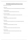 NHA Medical Assistant Exam All Answers Correct