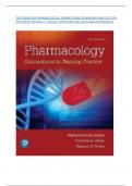 TEST BANK FOR PHARMACOLOGY: CONNECTIONS TO NURSING PRACTICE, 4TH EDITION