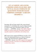 3CX ACADEMY ADVANCED CERTIFICATION EXAM 2024 -2025 ACTUAL EXAM COMPLETE 150 QUESTIONS WITH DETAILED VERIFIED ANSWERS / ALREADY GRADED A+