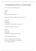 Well Simplified NR302 Review Questions Exam 2 with CORRECT ANSWERS…..