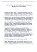 AHA PALS EXAM 2024 ACTUAL EXAM 50 QUESTIONS AND ANSWERS WITH RATIONALES       Identify and treat reversible causes - A 7yo boy is found unresponsive, apneic, and pulseless. CPR is ongoing. The child is intubated, and vascular access is established. The EC