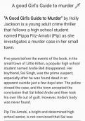 Summary A Good Girl's Guide to Murder -  English 