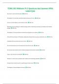 TCMG 303 Midterm Pt 2 Questions And Answers With Latest Quiz