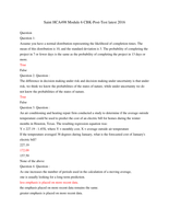 Saint HCA498 Module 6 CBK-Post-Test latest 2016