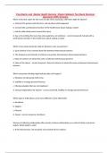 Psychiatric and  Mental Health Nursing  Shiela Videbeck Test Bank Revision Questions With Answers Which is the best action for the nurse to take when assessing a child who might be abused? a. Confront the parents with the facts, and ask them what happened