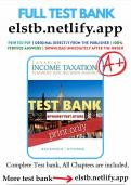 Test Bank for Canadian Income Taxation 19th Edition Buckwold All Chapters Covered 100% Verified