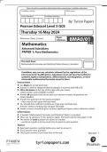 Edexcel AS Level 2024 Pure Maths Paper 1 - 8MAO-01