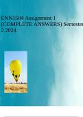 ENN1504 Assignment 1 (COMPLETE ANSWERS) Semester 2 2024