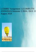 LCR4802 Assignment 1 (COMPLETE ANSWERS) Semester 2 2024 - DUE 15 August 2024