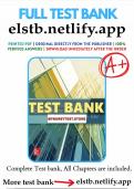 Test Bank for Essentials of Corporate Finance 10th Edition Ross All Chapters Included