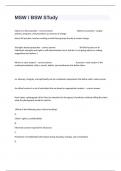 Social Work 1450 Study Guide Midterm Exam (Chapter 1-7) Actual Question And Well Elaborated Answers.