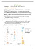 Samenvatting - Biochemie I: biomoleculen en katalyse