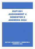 EUP1501 ASSIGNMENT 4 SEMESTER 2 ANSWERS 2024