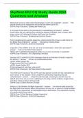 SkyWest ERJ CQ Study Guide 2024 Questions and Answers