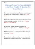 Snhd Aemt Protocol Test Newest 2024-2025  Actual Exam Complete 80 Questions And  Correct Answers