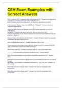 CEH Exam Examples with Correct Answers