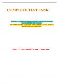 COMPLETE TEST BANK:        NURSING LEADERSHIP, MANAGEMENT, AND PROFESSIONAL PRACTICE FOR THE LPN/LVN. (FIFTH EDITION) BY TAMARA R. DAHLKEMPER LATEST UPDATE QUESTIONS WITH ANSWERS.