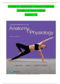 TEST BANK For Fundamentals of Anatomy and Physiology, 11th Edition by Frederic H Martini, Verified Chapters 1 - 29, Complete Newest Version