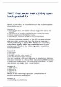 TNCC final exam test (2024) open book graded A+