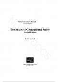 Test Bank - for Basics of Occupational Safety, The 2nd Edition by David Goetsch, All Chapters | Complete Guide A+