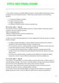 CPCU 552 FINAL EXAM QUESTIONS AND ANSWERS 2024 | Comprehensive Test Bank And Study Guide