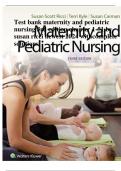 Test bank maternity and pediatric nursing 3rd edition chapter 1-51 by susan ricci newest 2024 withcomplete solutions