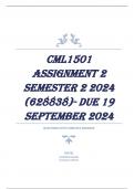 CML1501 Assignment 2 Semester 2 2024 (628838)- DUE 19 September 2024