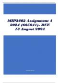 MIP2602 Assignment 4 2024 (695941)- DUE 13 August 2024