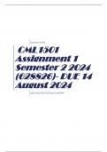 CML1501 Assignment 1 Semester 2 2024 (628826)- DUE 14 August 2024