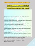 CPT 101 Concepts Exam III Chp 8 Questions and Answers (100% Pass)