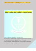 Cheer Football Quiz with 100% Correct Answers