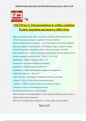 NSG170 test 4: Thermoregulation & cellular regulation Practice Questions and Answers (100% Pass)