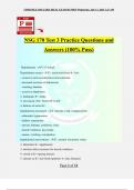 NSG 170 Test 3 Practice Questions and Answers (100% Pass)