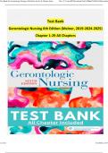 Test Bank Gerontologic Nursing 6th Edition (Meiner, 2025) Chapter 1-29 | All Chapters Complete Update 9780323498111 PDF NEWEST EDITION INSTANT DOWNLOAD