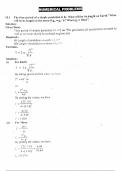 Physics 10th Class Numericals