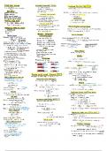 Financial Econometrics Final Exam Review Sheet