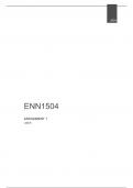 ENN1504 Assignment 1 (COMPLETE ANSWERS) Semester 2 2024 with complete solution