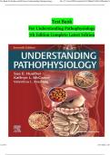 Test Bank For Understanding Pathophysiology 7th Edition 2024 ISBN: 9780323681711 Complete All Chapters Available INSTANT DOWNLOAD PDF