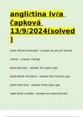 angličtina Ivča Čapková 13/9/2024(solved)