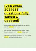 IVCA exam 2024(988 questions fully solved & updated).