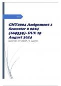 CMY2604 Assignment 1 Semester 2 2024 (669339)- DUE 19 August 2024