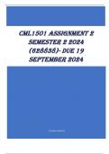 CML1501 Assignment 2 Semester 2 2024 (628838)- DUE 19 September 2024