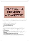 DASA PRACTICE QUESTIONS AND ANSWERS