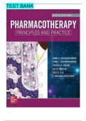 Test Bank for Pharmacotherapy Principles and Practice 6th Edition by Marie Chisholm Burns| 9781260460285|  All Chapters 1- 102 | LATEST